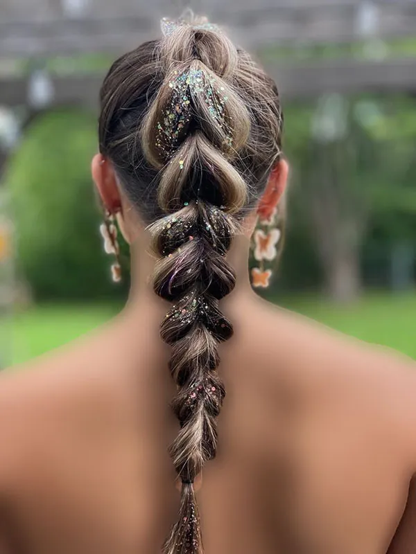 Simple hair weave for girls at home 29