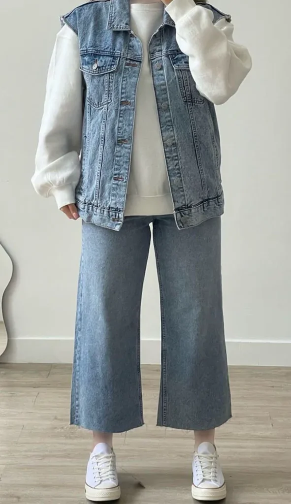 Style with wide leg pants 2