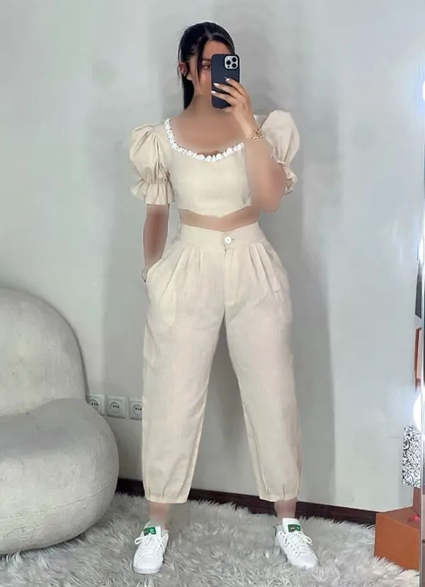 Style with wide leg pants 5