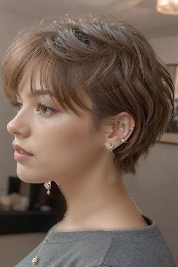 The latest short hairstyles for women 2025 28