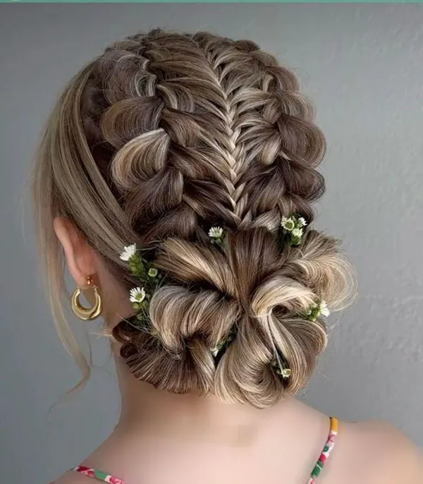 The latest wedding hair texture 9