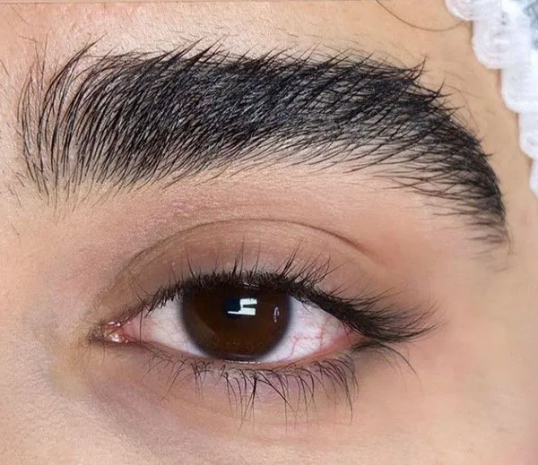 32 مدل ابرو پرپشت دخترانه ؛ نچرالترین ترند زیبایی! 14 Thick eyebrows 11