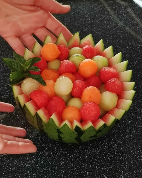 با این 33 ایده دیزاین هندوانه 🍉 | مهمونیت خاصتر از همیشه میشه ! 5 Watermelon design 2