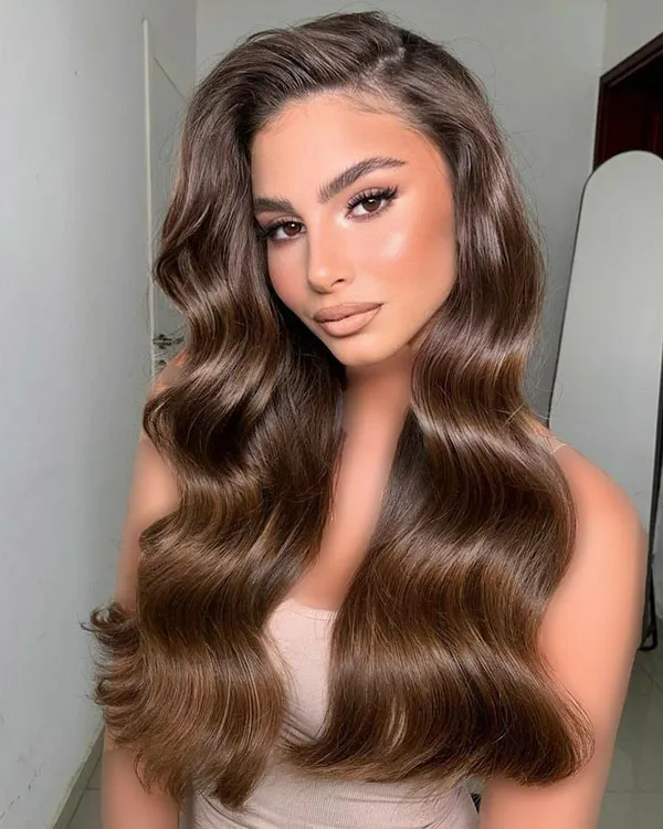 39 مدل مو فر درشت باز مجلسی زنانه | شیک، حجیم و فوقجذاب! 17 Womens loose curly hairstyle 14
