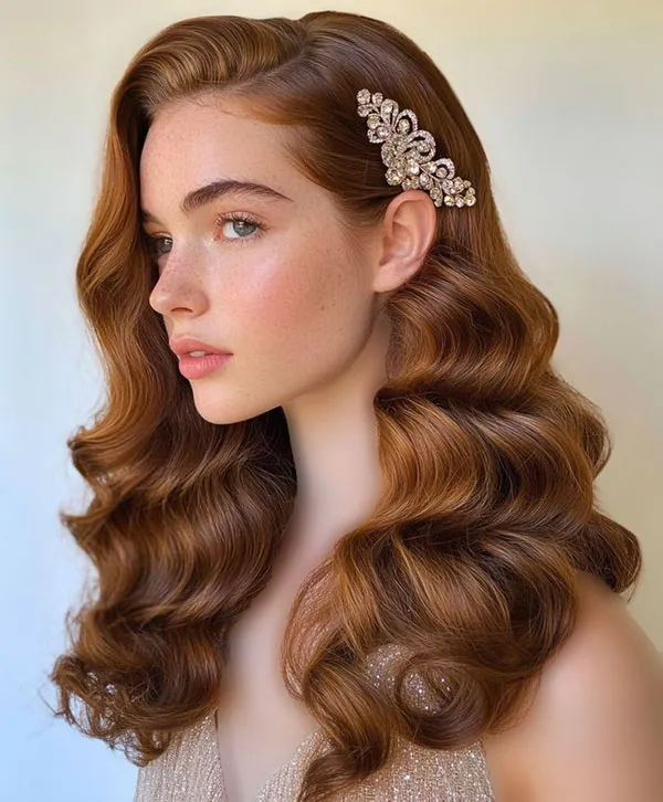39 مدل مو فر درشت باز مجلسی زنانه | شیک، حجیم و فوقجذاب! 25 Womens loose curly hairstyle 22