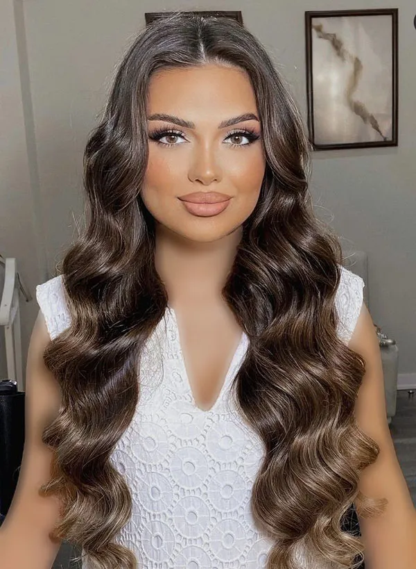 39 مدل مو فر درشت باز مجلسی زنانه | شیک، حجیم و فوقجذاب! 32 Womens loose curly hairstyle 28