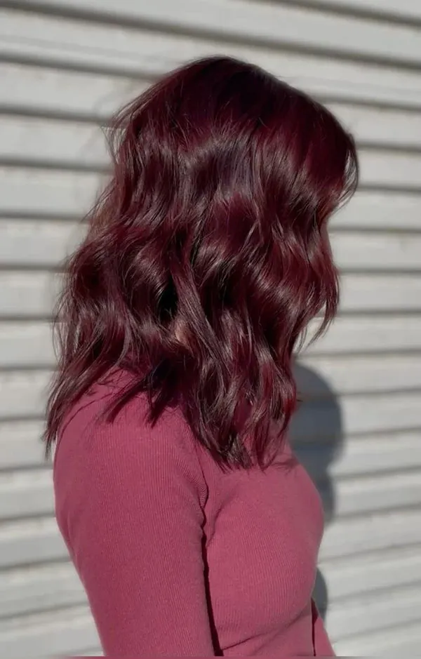 crimson hair color 1