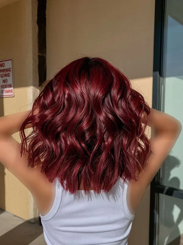 crimson hair color 11