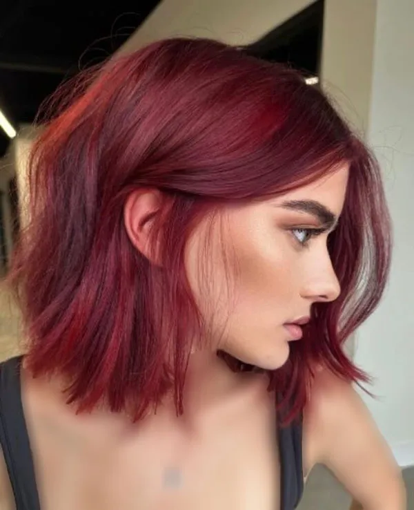 crimson hair color 21