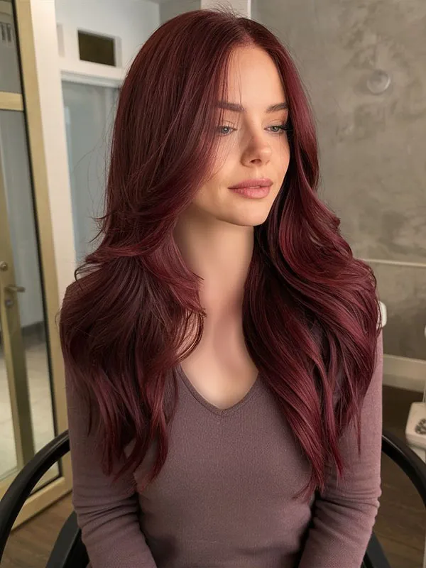 crimson hair color 6