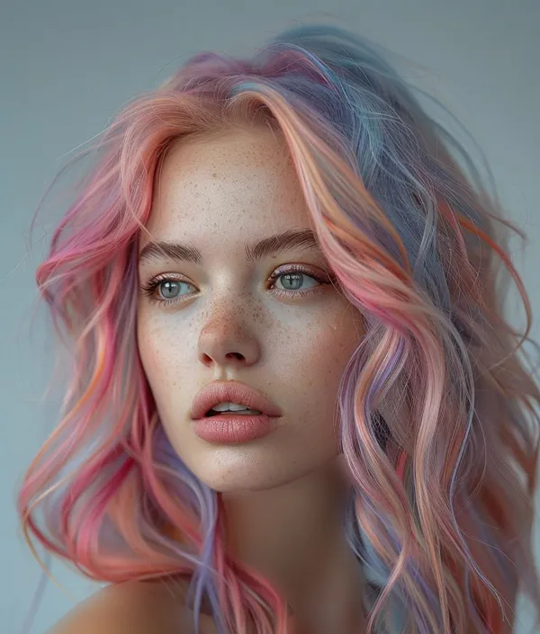 30 مدل رنگ مو دخترانه فانتزی جدید | بریم سراغ رنگایی که استایلتو میترکونن 14 fantasy hair color girls diakoland photo 10