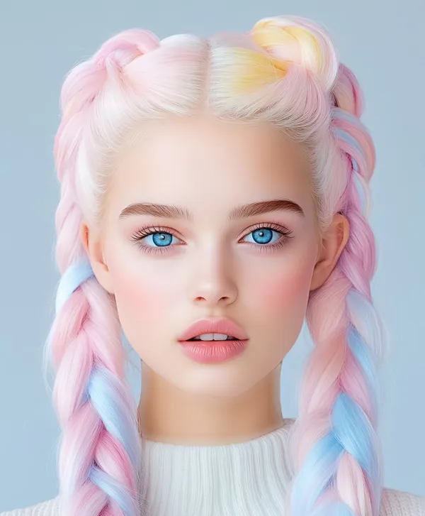 30 مدل رنگ مو دخترانه فانتزی جدید | بریم سراغ رنگایی که استایلتو میترکونن 15 fantasy hair color girls diakoland photo 11