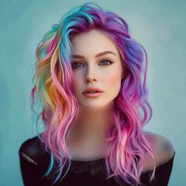 30 مدل رنگ مو دخترانه فانتزی جدید | بریم سراغ رنگایی که استایلتو میترکونن 17 fantasy hair color girls diakoland photo 13