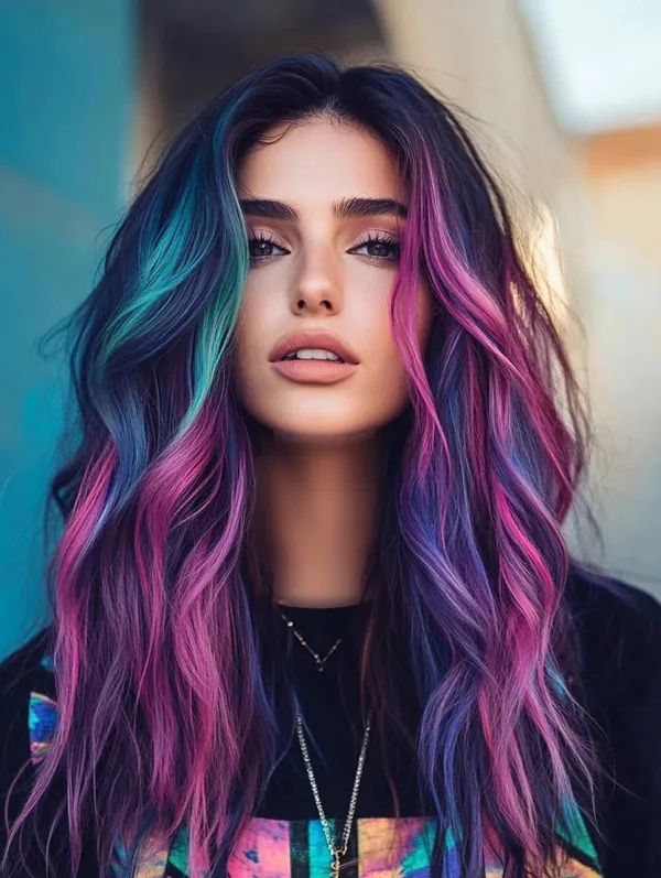 30 مدل رنگ مو دخترانه فانتزی جدید | بریم سراغ رنگایی که استایلتو میترکونن 18 fantasy hair color girls diakoland photo 14