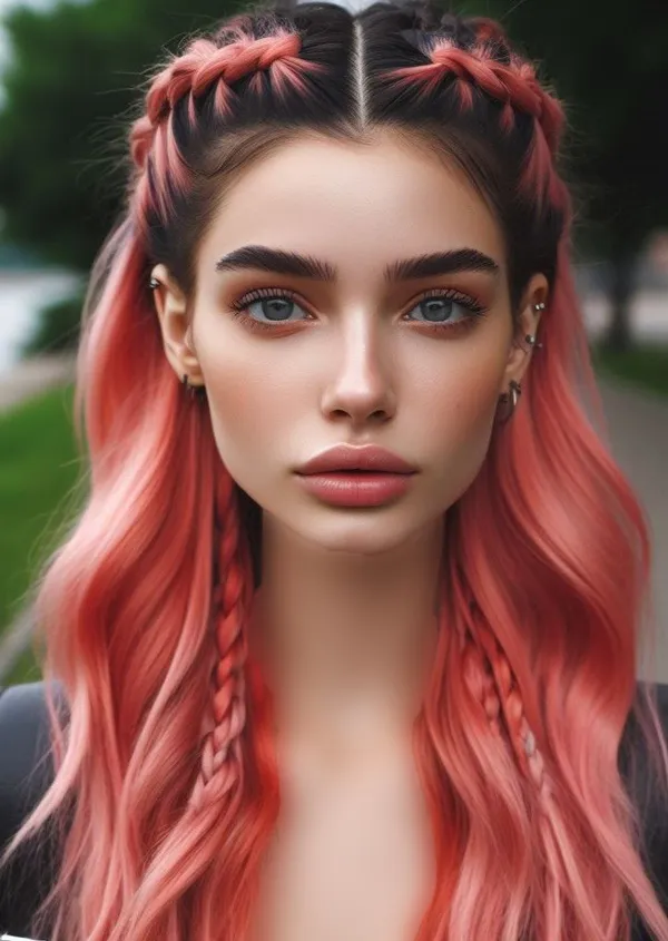 30 مدل رنگ مو دخترانه فانتزی جدید | بریم سراغ رنگایی که استایلتو میترکونن 29 fantasy hair color girls diakoland photo 24