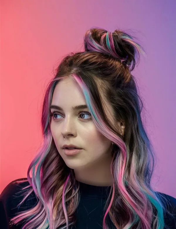 30 مدل رنگ مو دخترانه فانتزی جدید | بریم سراغ رنگایی که استایلتو میترکونن 33 fantasy hair color girls diakoland photo 30