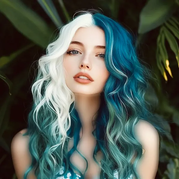 30 مدل رنگ مو دخترانه فانتزی جدید | بریم سراغ رنگایی که استایلتو میترکونن 10 fantasy hair color girls diakoland photo 6