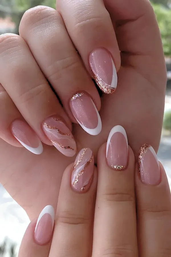 french glitter nails diakoland photo 26