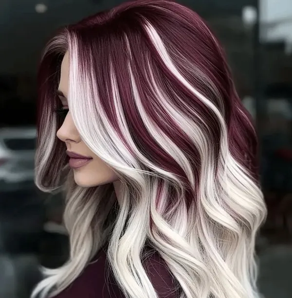 رنگ مو هایلایت تیره و روشن | 30 ترکیب خاص برای موهای جذاب و استایلی متفاوت 15 hair highlight dark light diakoland photo 12