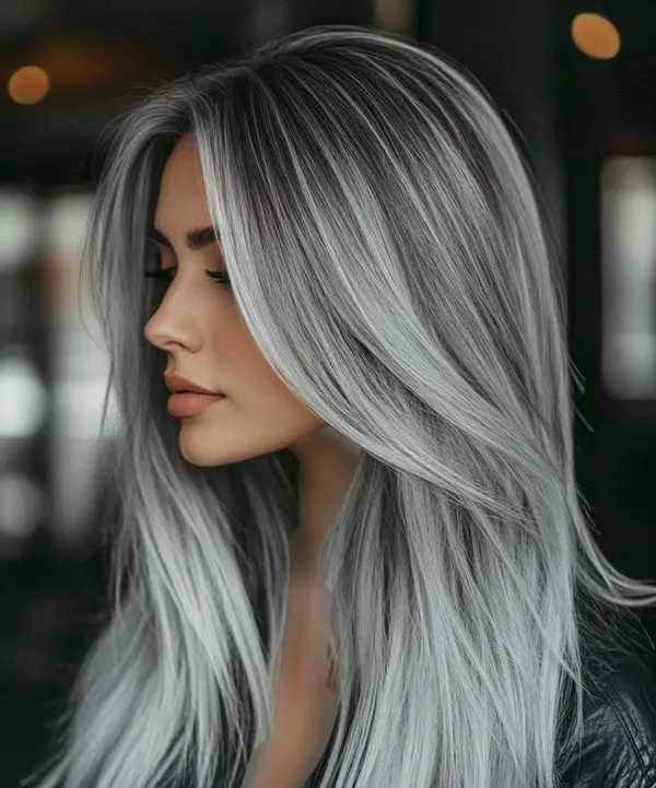 رنگ مو هایلایت تیره و روشن | 30 ترکیب خاص برای موهای جذاب و استایلی متفاوت 17 hair highlight dark light diakoland photo 14