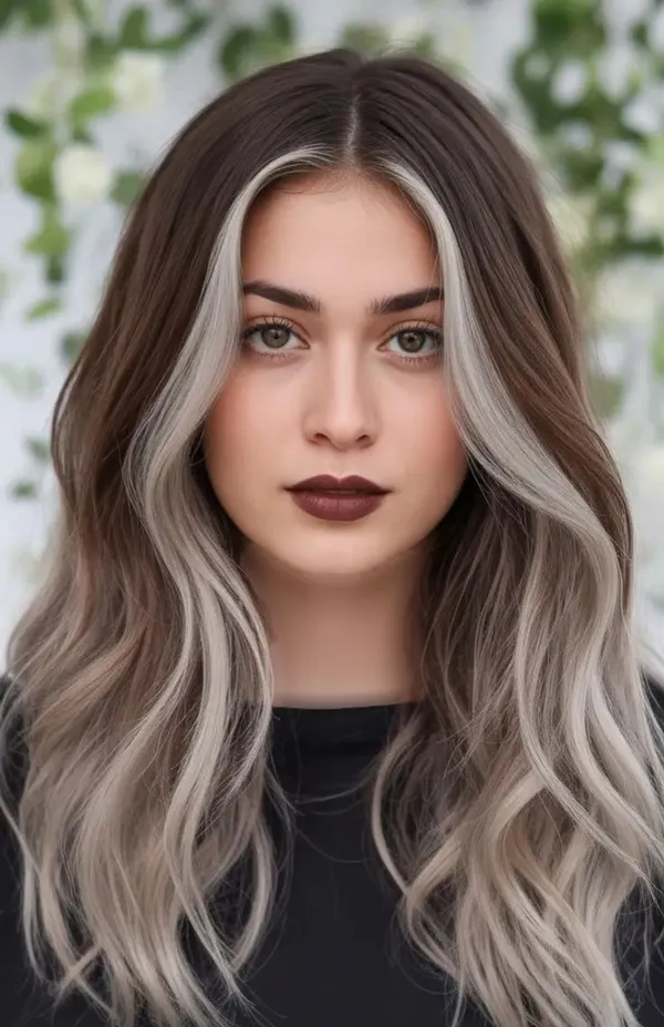 رنگ مو هایلایت تیره و روشن | 30 ترکیب خاص برای موهای جذاب و استایلی متفاوت 25 hair highlight dark light diakoland photo 23