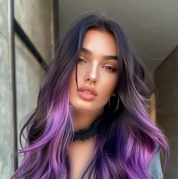 رنگ مو هایلایت تیره و روشن | 30 ترکیب خاص برای موهای جذاب و استایلی متفاوت 28 hair highlight dark light diakoland photo 27