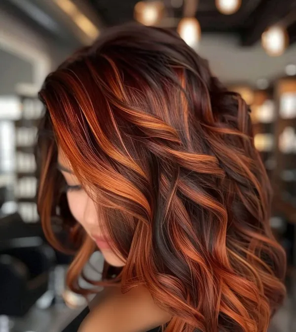 رنگ مو هایلایت تیره و روشن | 30 ترکیب خاص برای موهای جذاب و استایلی متفاوت 30 hair highlight dark light diakoland photo 29