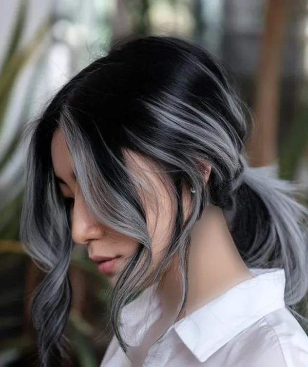 رنگ مو هایلایت تیره و روشن | 30 ترکیب خاص برای موهای جذاب و استایلی متفاوت 8 hair highlight dark light diakoland photo 4