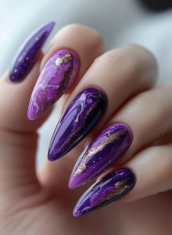 purple nail designs diakoland photo 14