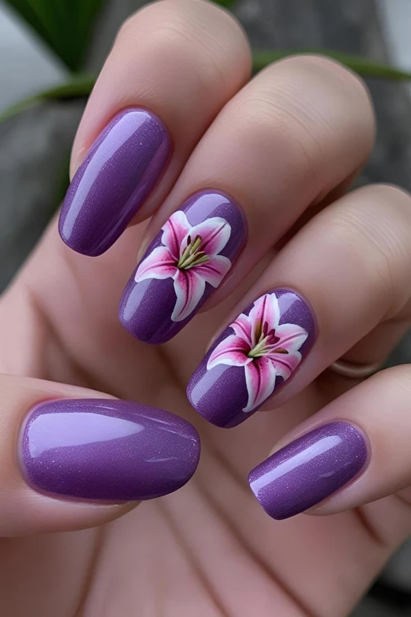purple nail designs diakoland photo 28