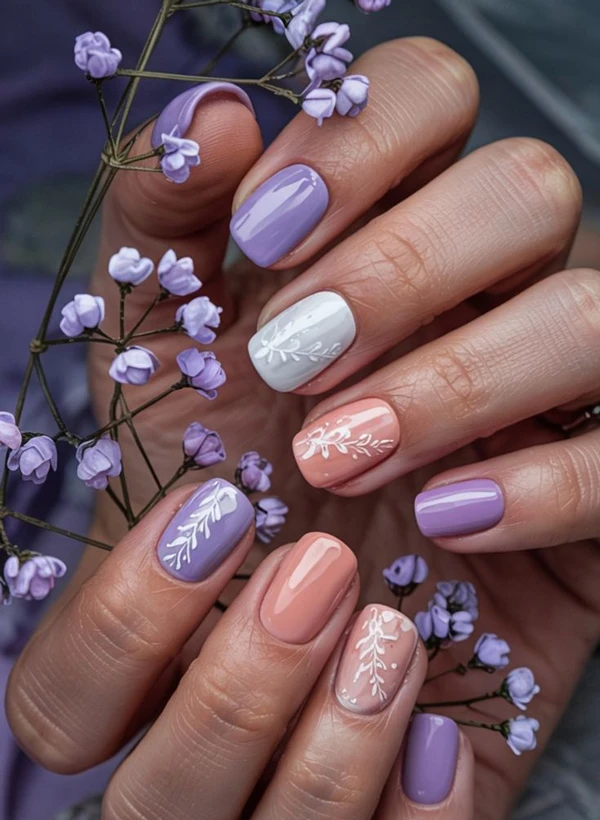 purple nail designs diakoland photo 3