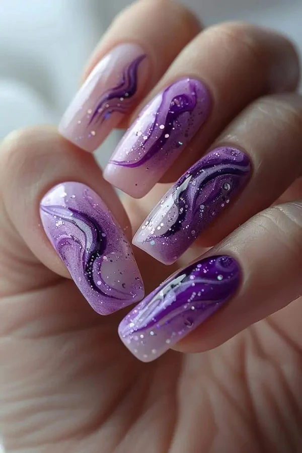 purple nail designs diakoland photo 34