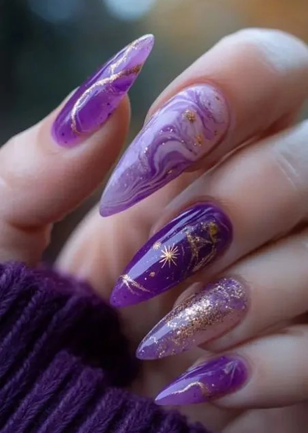 purple nail designs diakoland photo 7