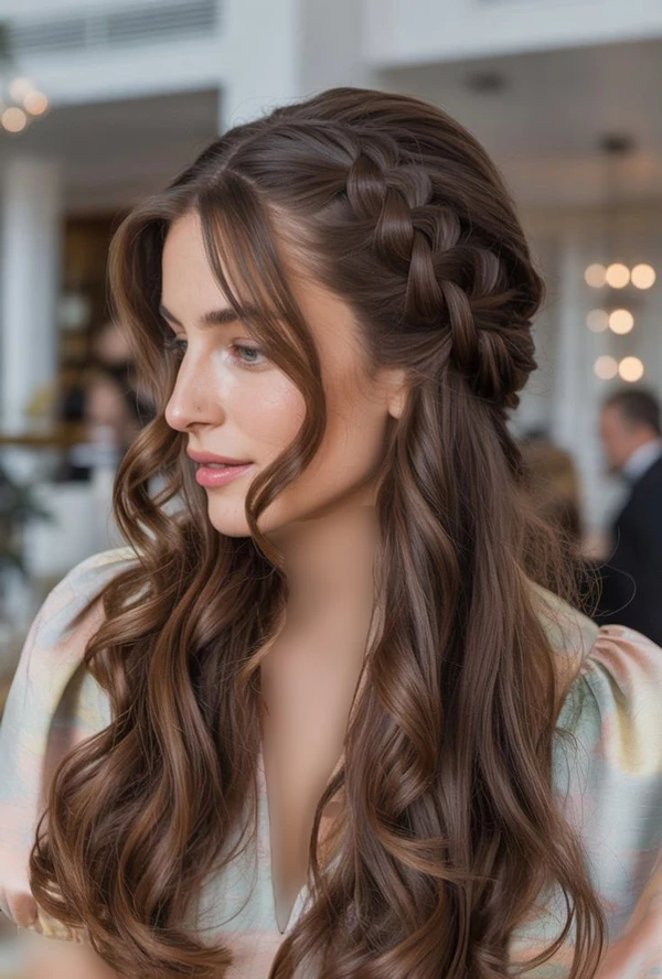 31 مدل موی بافت دخترانه برای عروسی | ترندهای جذاب و شیک امسال 19 wedding braid hairstyles girls diakoland photo 14