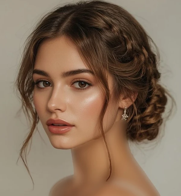 31 مدل موی بافت دخترانه برای عروسی | ترندهای جذاب و شیک امسال 30 wedding braid hairstyles girls diakoland photo 22