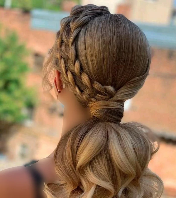 31 مدل موی بافت دخترانه برای عروسی | ترندهای جذاب و شیک امسال 10 wedding braid hairstyles girls diakoland photo 28