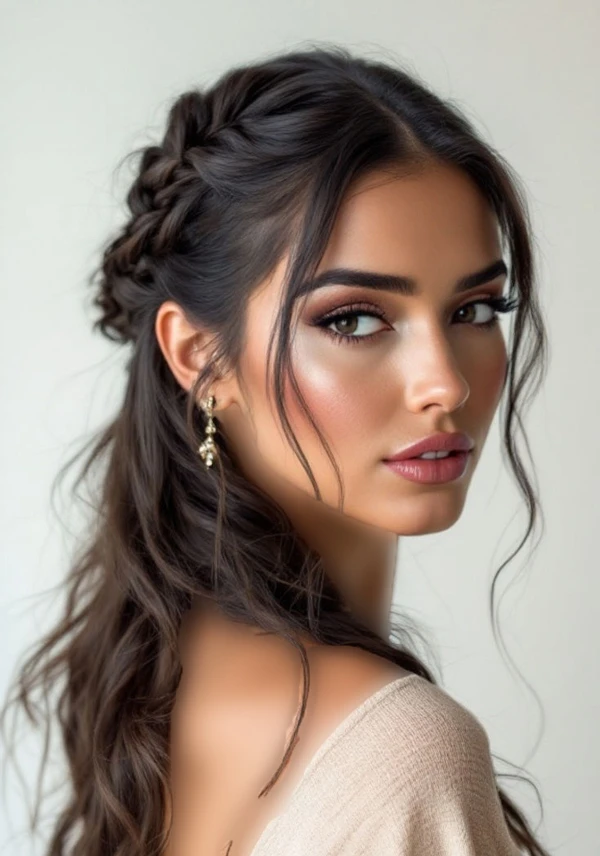 31 مدل موی بافت دخترانه برای عروسی | ترندهای جذاب و شیک امسال 7 wedding braid hairstyles girls diakoland photo 4