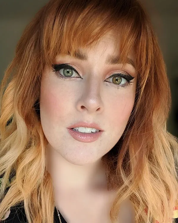 مدل رنگ مو کهربایی دخترانه؛ ترند گرم و درخشان 2025 21 Amber hair color 18