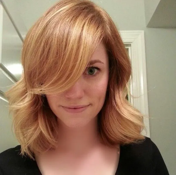 مدل رنگ مو کهربایی دخترانه؛ ترند گرم و درخشان 2025 24 Amber hair color 21