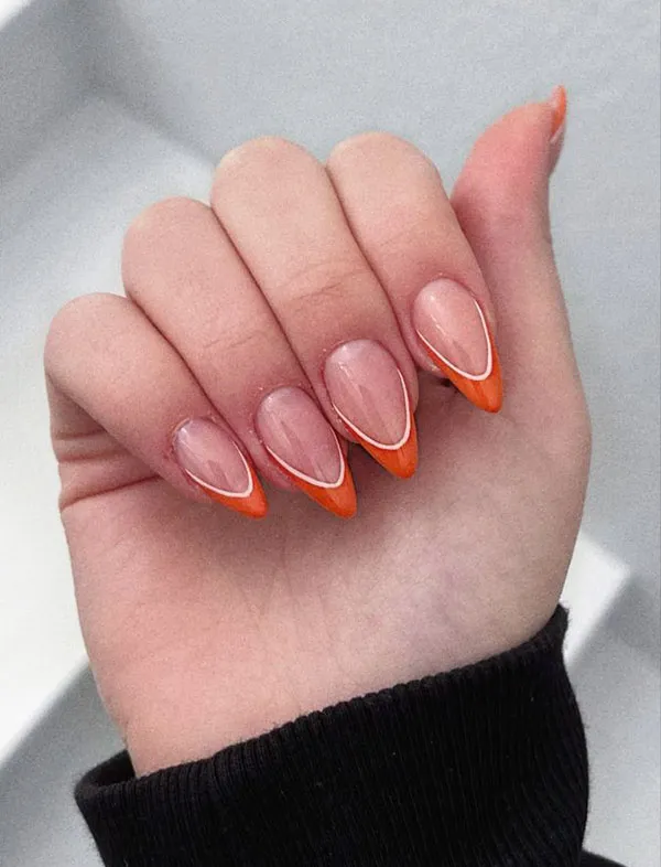 Autumn nail style 15