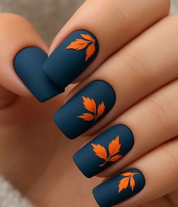 Autumn nail style 26