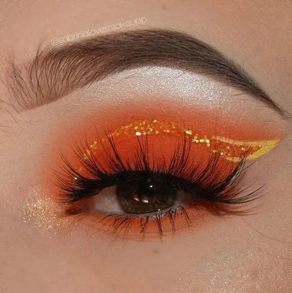 Autumn orange shade 10