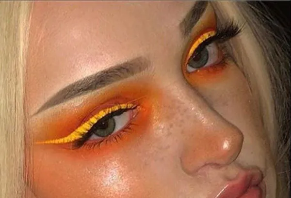 Autumn orange shade 14