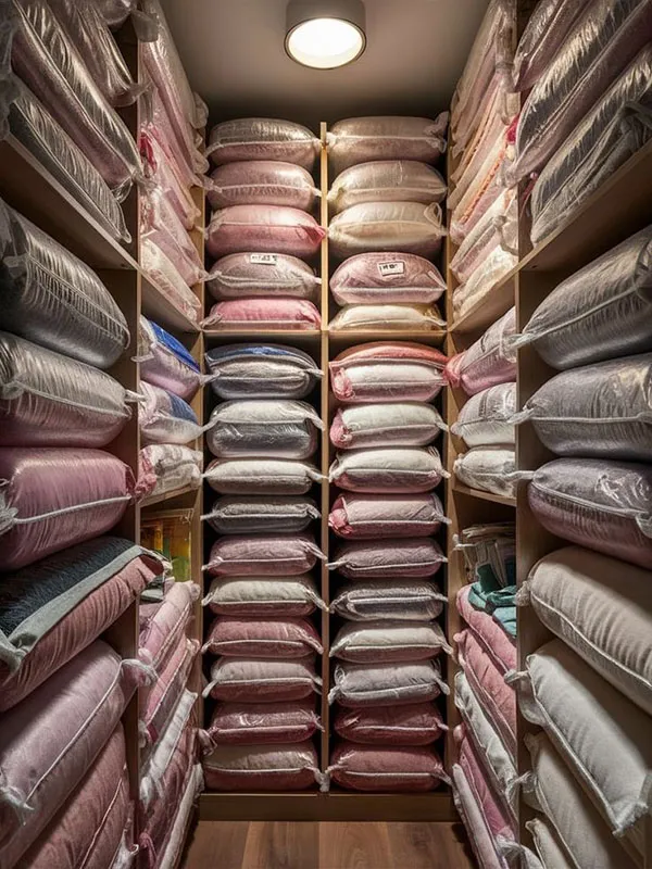 Bridal bedroom wardrobe arrangement 17