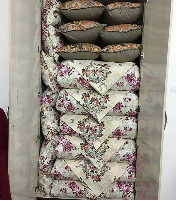 Bridal bedroom wardrobe arrangement 19