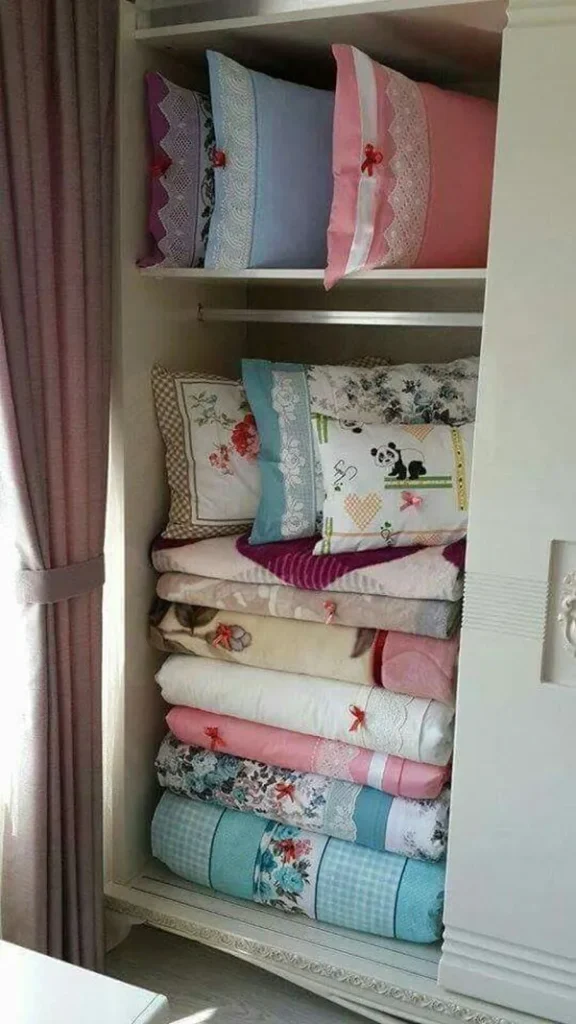 Bridal bedroom wardrobe arrangement 5