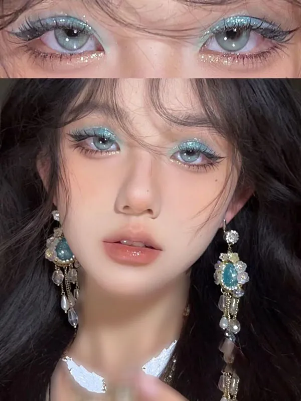 مدل میکاپ چینی دخترانه 2025؛ از لبهای گیلاسی تا رژگونه بامزه! 21 Chinese makeup 19