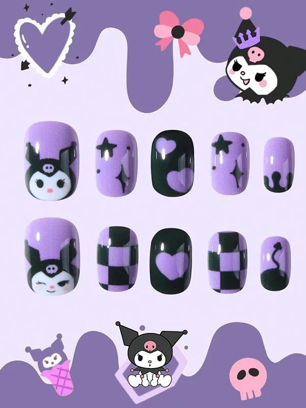 38 طرح ناخن مصنوعی کرومی ترند؛انتخابی برای دخترایی که عاشق دنیای فانتزین! 6 Chrome artificial nails 2