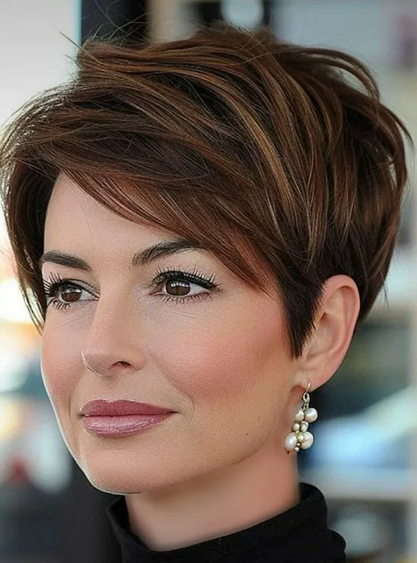 37 مدل مو کلاسیک کوتاه زنانه ؛ بهترین ایدههای مدل مو ترند امسال! 29 Classic short hairstyle 21