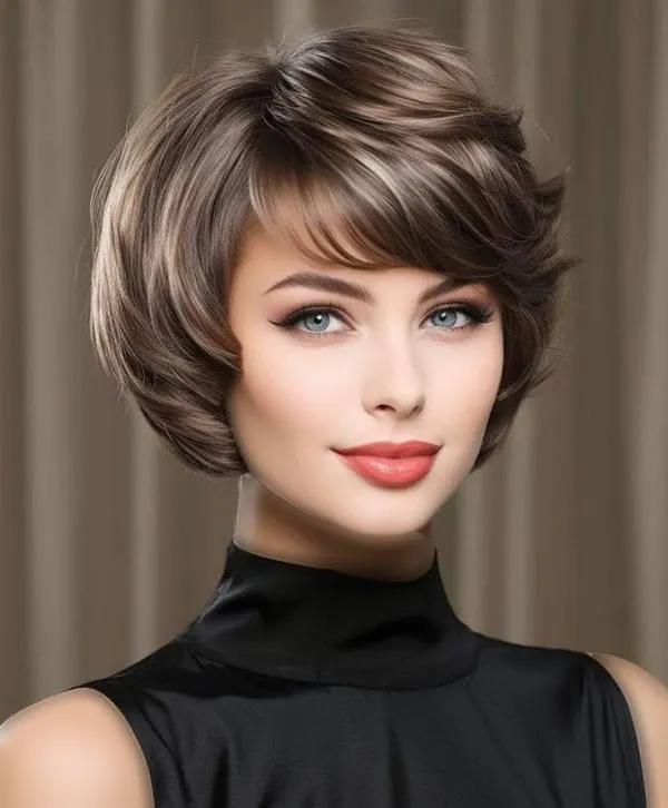 37 مدل مو کلاسیک کوتاه زنانه ؛ بهترین ایدههای مدل مو ترند امسال! 28 Classic short hairstyle 22